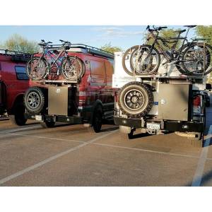 Aluminess - Aluminess 210042.2 Rear Bumper with Brush Guard and Bike Rack Swing Arm for Ford F250/F350 1999-2016 - Image 5