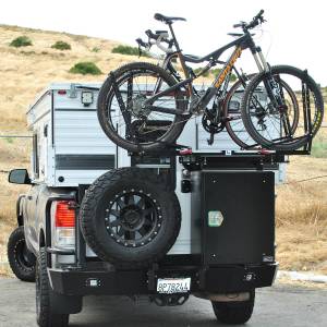 Aluminess - Aluminess 210042.2 Rear Bumper with Brush Guard and Bike Rack Swing Arm for Ford F250/F350 1999-2016 - Image 6