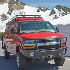 Aluminess - Aluminess 210044.1 Front Bumper for Chevy Express Van 2003-2018 - Image 6