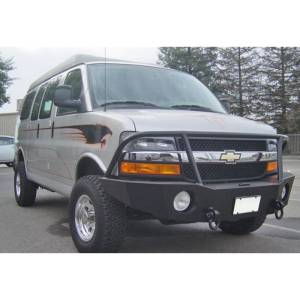 Aluminess - Aluminess 210044.3 Front Bumper without Brush Guard for Chevy Express Van 2003-2018 - Image 5
