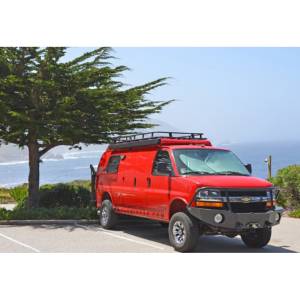 Aluminess - Aluminess 210044.3 Front Bumper without Brush Guard for Chevy Express Van 2003-2018 - Image 7