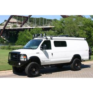 Aluminess - Aluminess 210048.1 Front Bumper without Brush Guard for Ford Econoline Van 2008-2014 - Image 2