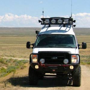 Aluminess - Aluminess 210048.1 Front Bumper without Brush Guard for Ford Econoline Van 2008-2014 - Image 6