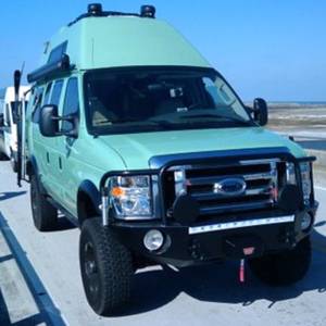 Aluminess - Aluminess 210048.1 Front Bumper without Brush Guard for Ford Econoline Van 2008-2014 - Image 9