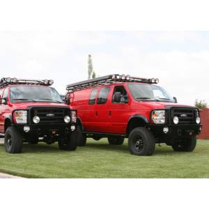 Aluminess - Aluminess 210048.1 Front Bumper without Brush Guard for Ford Econoline Van 2008-2014 - Image 14