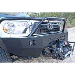 Aluminess - Aluminess 210230.1 Front Bumper with Brush Guard for Toyota Tacoma 2012-2015 - Image 5
