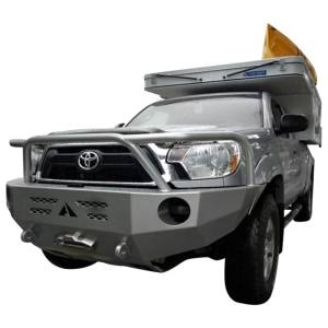 Aluminess 210230.2 Front Bumper without Brush Guard and Round Light Holes for Toyota Tacoma 2012-2015