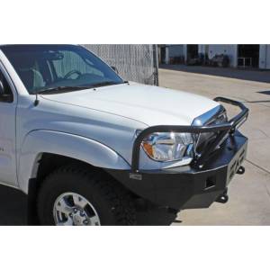 Aluminess - Aluminess 210230.2 Front Bumper without Brush Guard and Round Light Holes for Toyota Tacoma 2012-2015 - Image 6