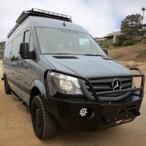 Aluminess - Aluminess 210262.1 Winch Front Bumper without Brush Guard Winch Ready for Mercedes Sprinter 2014-2018 - Image 5
