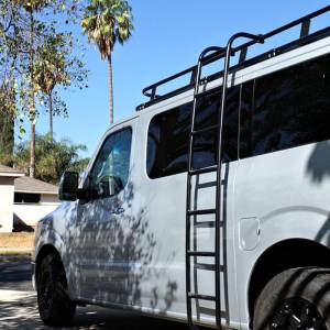 Aluminess - Aluminess 210279.1 Driver Side Tall Roof Ladder for Nissan NV 2011-2019 - Image 2