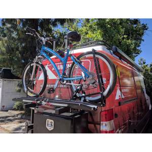 Aluminess - Aluminess 210288.3 Rear Bumper with Hitch and Bike Rack Swing Arm - Dual Rear Wheel for Mercedes Sprinter 2007-2018 - Image 5