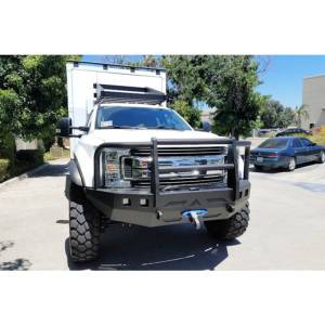 Aluminess - Aluminess 210303.1 Front Bumper with Brush Guard for Ford F250/F350/F450/F550 2017-2021 - Image 4