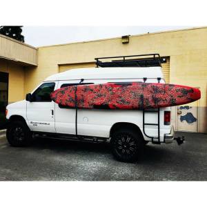 Aluminess 210305.1 Rear Mount Surf Pole for Ford Econoline Van 1992-2014