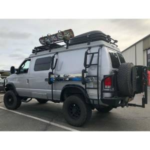 Aluminess - Aluminess 210305.1 Rear Mount Surf Pole for Ford Econoline Van 1992-2014 - Image 2