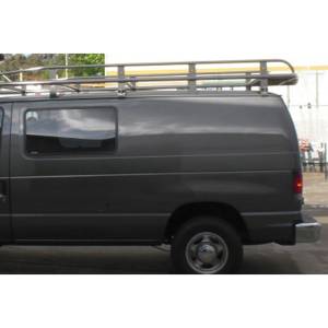 Aluminess - Aluminess 210401.1 Extended Body Gutter Mount Roof Rack for Ford Econoline Van 1992-2014 - Image 8