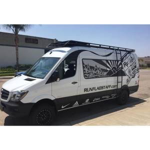 Aluminess - Aluminess 210414.3 Regular Body High Roof Rack for Ford Transit Van 2015-2020 - Image 7