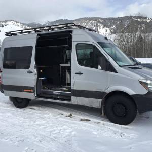 Aluminess - Aluminess 210487.1 High Roof Rack for Mercedes Sprinter Van 2007-2019 - Image 4