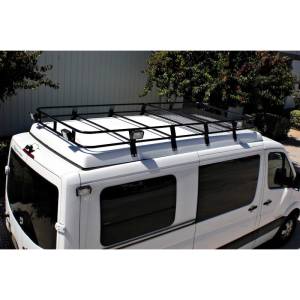 Aluminess - Aluminess 210488.1 High Roof Rack for Mercedes Sprinter Van 2007-2019 - Image 3