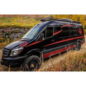 Aluminess - Aluminess 210489.1 Regular Body High Roof Rack for Mercedes Sprinter Van 2007-2019 - Image 4