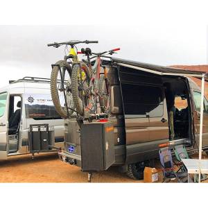 Aluminess 210502.1 Rear Bumper with Bike Rack Swing Arm for Ford F250/F350 2017-2020