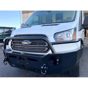 Aluminess 210509.1 Front Bumper without Brush Guard for Ford Transit Van 2015-2020
