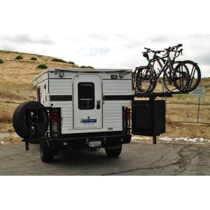 Aluminess - Aluminess 210005.3 Rear Bumper with Brush Guard and Bike Rack Swing Arm (8x6.5 Bolt Pattern) for Ford Econoline Van 1992-2014 - Image 7