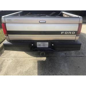 Thunderstruck OSF87-300 Premium Rear Bumper with Sensor Holes for Ford F250/F350/F450/F550 1987-1998