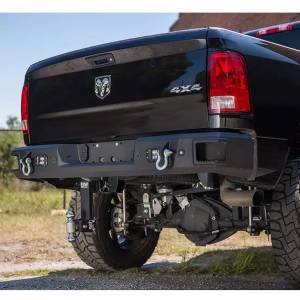 Hammerhead Bumpers - Hammerhead 600-56-0478 Flush Mount Rear Bumper with Sensor Holes for Dodge Ram 1500/2500/3500 2009-2018 *BARE STEEL* - Image 4