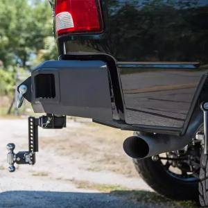 Hammerhead Bumpers - Hammerhead 600-56-0478 Flush Mount Rear Bumper with Sensor Holes for Dodge Ram 1500/2500/3500 2009-2018 *BARE STEEL* - Image 3