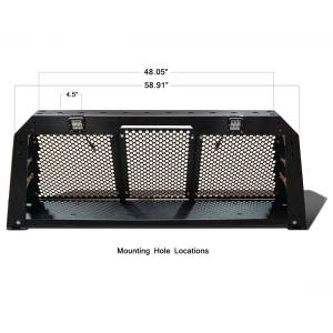 LOD Bumpers - LOD AHR1500 Signature Headache Rack for Dodge Ram 2500/3500 2010-2018 - Bare Steel - Image 9