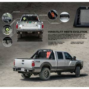 LOD Bumpers - LOD AHR1500 Signature Headache Rack for Dodge Ram 2500/3500 2010-2018 - Bare Steel - Image 12