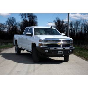 LOD Bumpers - LOD CFB1001 Winch Front Bumper with Sensor Holes for Chevy Silverado 2500/3500 2015-2019 - Black Texture - Image 3