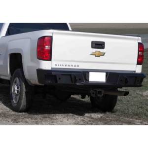 LOD Bumpers - LOD CRB1005 Signature Rear Bumper with Reverse Light Mounts and Sensor Holes for Chevy Silverado 2500/3500 2015-2019 - Black Texture - Image 2