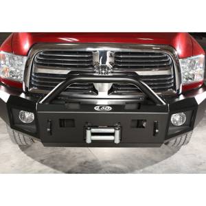 LOD Bumpers - LOD DFB1002 Winch Front Bumper with Bull Bar for Dodge Ram 2500/3500 2010-2018 - Black Texture - Image 5