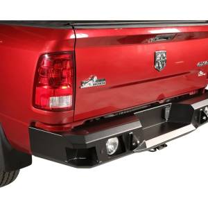 LOD Bumpers - LOD DRB1005 Signature Rear Bumper with Reverse Light Mounts and Sensor Holes for Dodge Ram 2500/3500 2010-2018 - Black Texture - Image 2