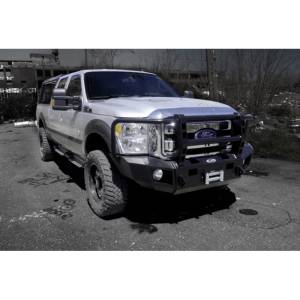 LOD Bumpers - LOD FFB1003 Winch Front Bumper with Full Guard for Ford F250/F350 2011-2016 - Black Texture - Image 4