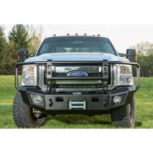 LOD Bumpers - LOD FFB1013 Winch Front Bumper with Full Guard for Ford F250/F350 2011-2016 - Bare Steel - Image 2