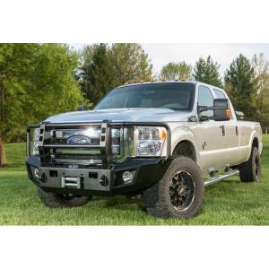 LOD Bumpers - LOD FFB1013 Winch Front Bumper with Full Guard for Ford F250/F350 2011-2016 - Bare Steel - Image 3