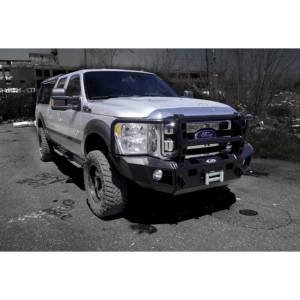 LOD Bumpers - LOD FFB1013 Winch Front Bumper with Full Guard for Ford F250/F350 2011-2016 - Bare Steel - Image 4