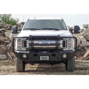 LOD Bumpers - LOD FFB1703 Winch Front Bumper with Full Guard for Ford F250/F350 2017-2020 - Black Texture - Image 2