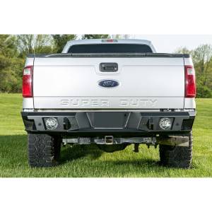 LOD Bumpers - LOD FRB1005 Signature Rear Bumper with Reverse Light Mounts and Sensor Holes for Ford F250/F350 2011-2016 - Black Texture - Image 2