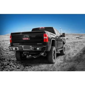 LOD Bumpers - LOD GRB1005 Signature Rear Bumper with Reverse Light Mounts and Sensor Holes for GMC Sierra 2500/3500 2015-2018 - Black Texture - Image 3