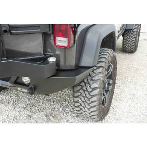 LOD Bumpers - LOD JBC0740 Destroyer Rear Bumper with Tire Carrier for Jeep Wrangler JK 2007-2018 - Bare Steel - Image 4