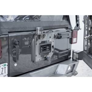 LOD Bumpers - LOD JBC0740 Destroyer Rear Bumper with Tire Carrier for Jeep Wrangler JK 2007-2018 - Bare Steel - Image 5