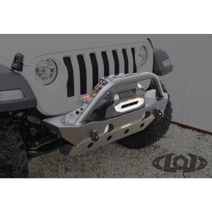 LOD Bumpers - LOD JFB1800 Destroyer Shorty Front Bumper for Jeep Wrangler JL 2018-2020 - Bare Steel - Image 6