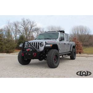 LOD Bumpers - LOD JFB1804 Destroyer Shorty Front Bumper for Jeep Wrangler JL 2018-2020 - Bare Steel - Image 2