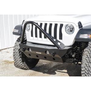 LOD Bumpers - LOD JFB1804 Destroyer Shorty Front Bumper for Jeep Wrangler JL 2018-2020 - Bare Steel - Image 6
