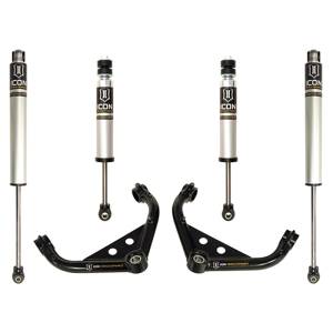 Icon K77101 Stage 2 0"-2.5" Front and Rear Lifted Suspension Lift Kit for Chevy Silverado and GMC Sierra 2500 HD/3500 HD 2001-2010