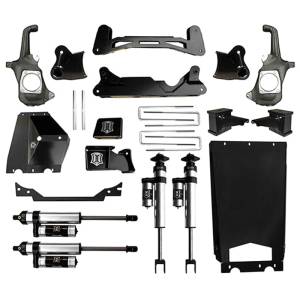 Icon K78302 Stage 2 6"-8" Front and Rear Lifted Suspension Lift Kit for Chevy Silverado and GMC Sierra 2500 HD/3500 HD 2011-2016
