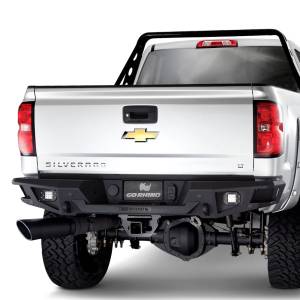 Go Rhino - Go Rhino 28173T BR20 Rear Bumper for Chevy Silverado 2500 HD/3500 HD 2015-2019 - Image 2